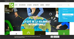 Desktop Screenshot of cite-solidarite.fr